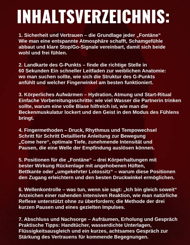 Squirting bei Frauen – Praktischer Leitfaden